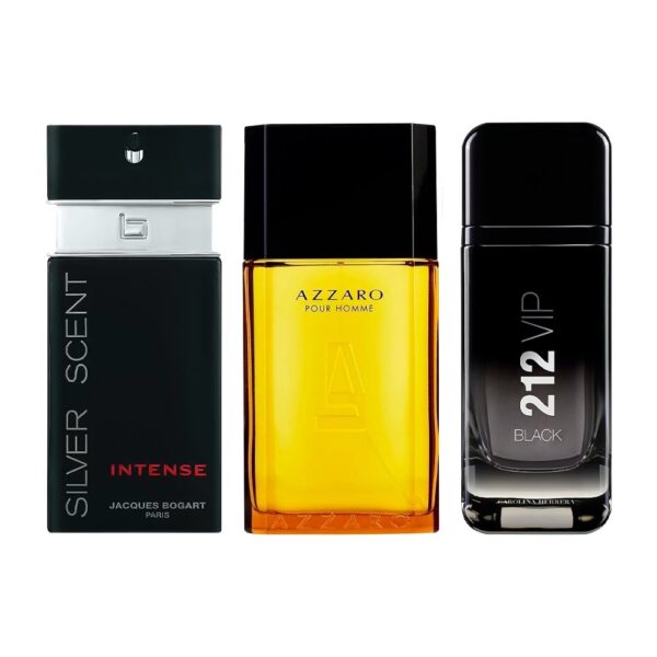 3 Parfumcombinaties – Silver Scent, Azzarro og 212 Black